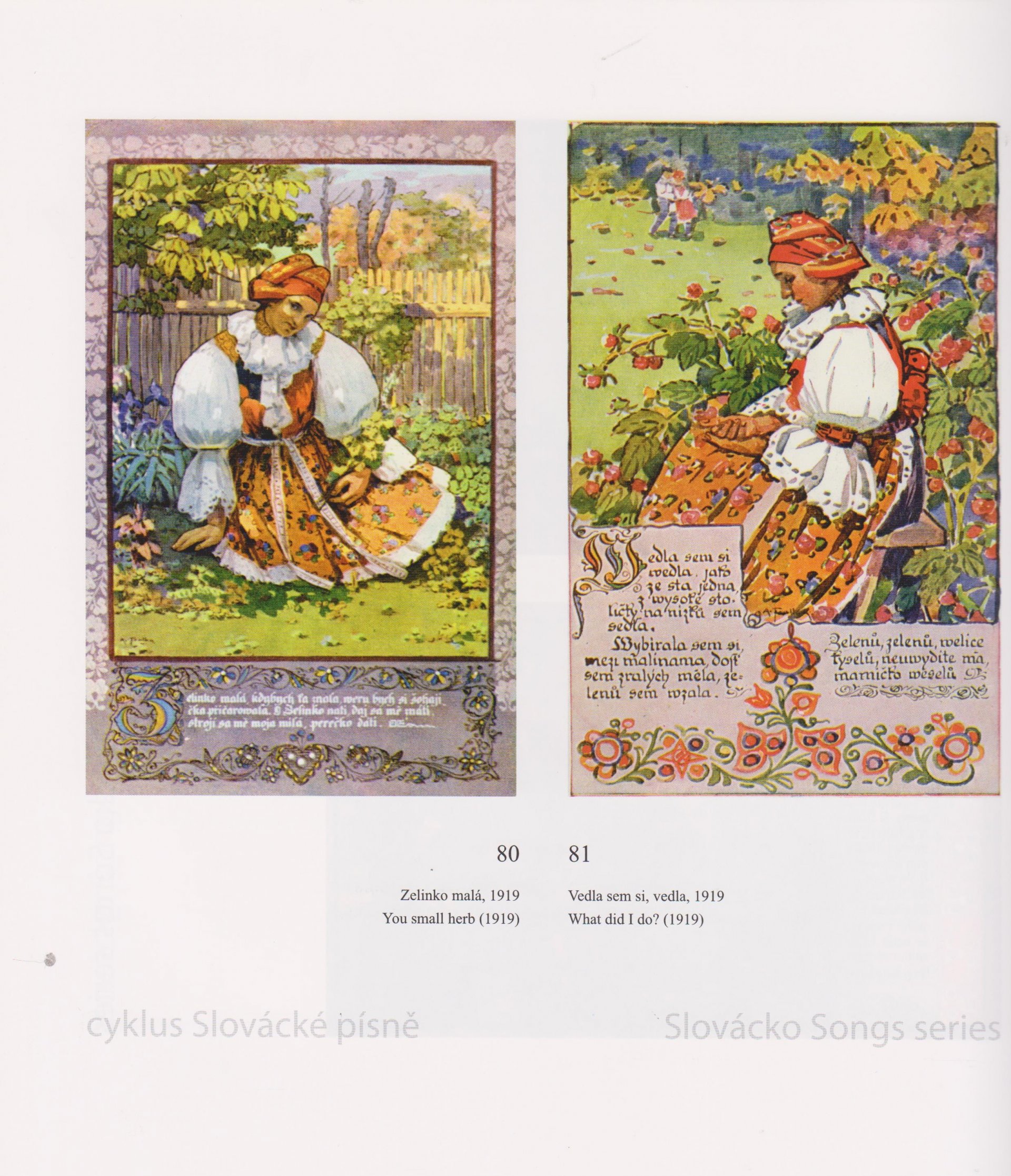 Pohlednice - veselské kroje