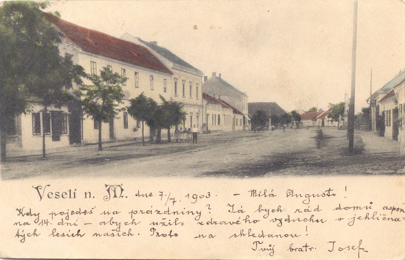 Pohlednice František Žádník 1962