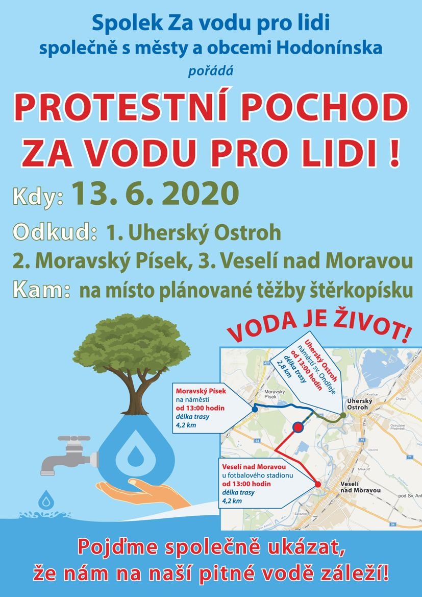 Protestní pochod za vodu pro lidi !